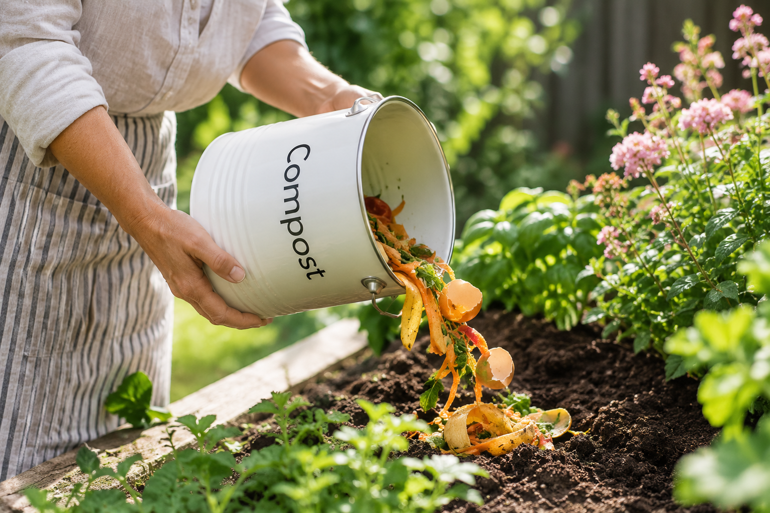 Kitchen compost bin